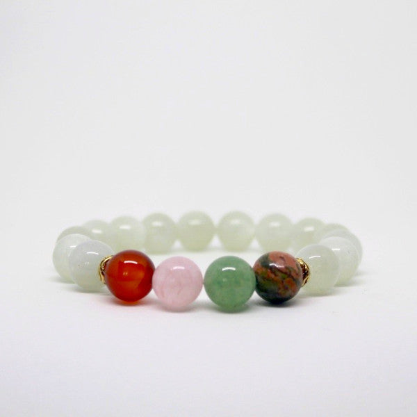 The Jewel Mama Fertility Crystal Bracelet. Healing Crystal Bracelets. Buy fertility bracelet. IVF. IUI. TTC. Fertility bracelet, IVF treatments, IUI treatments, handmade jewelry, healing bracelet, handmade, handmade in los angeles,The Jewel Mama, Crystal Bracelets, Crystals, Healing Crystals, Crystal, Healing, handmade jewelry, handmade crystal jewelry, Made in Los Angeles, Los Angeles Jewelry, Jewellery, gifts, yoga bracelet, yoga bracelets, yogi bracelet, chakra, chakras.