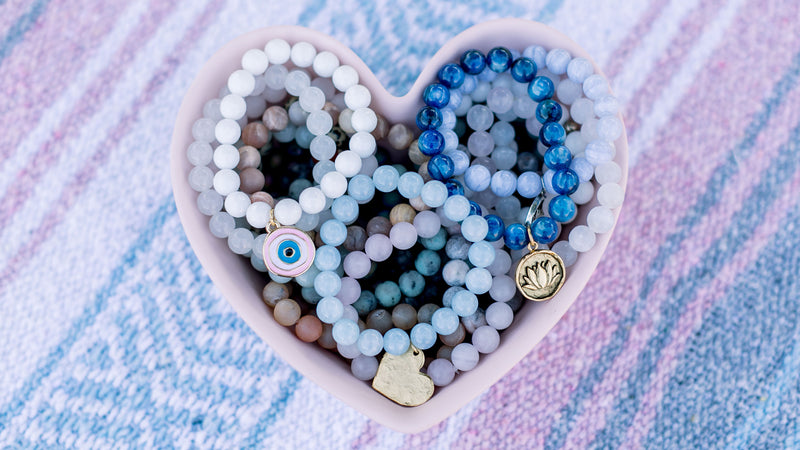 the jewel mama, crystal bracelets, buy, shop, handmade jewelry, handmade in los angeles, california, yoga bracelets, fertility bracelets
