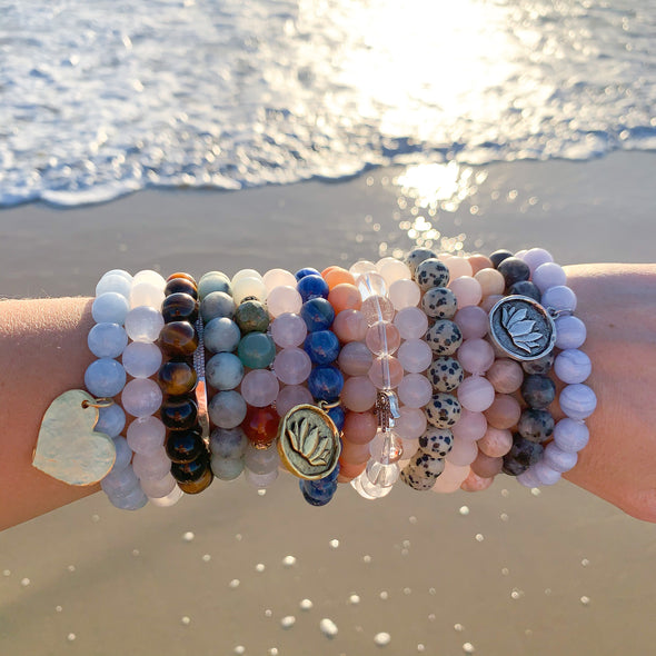 The Jewel Mama. Bracelets. Handmade bracelets. Yoga bracelets. los angeles, california.
