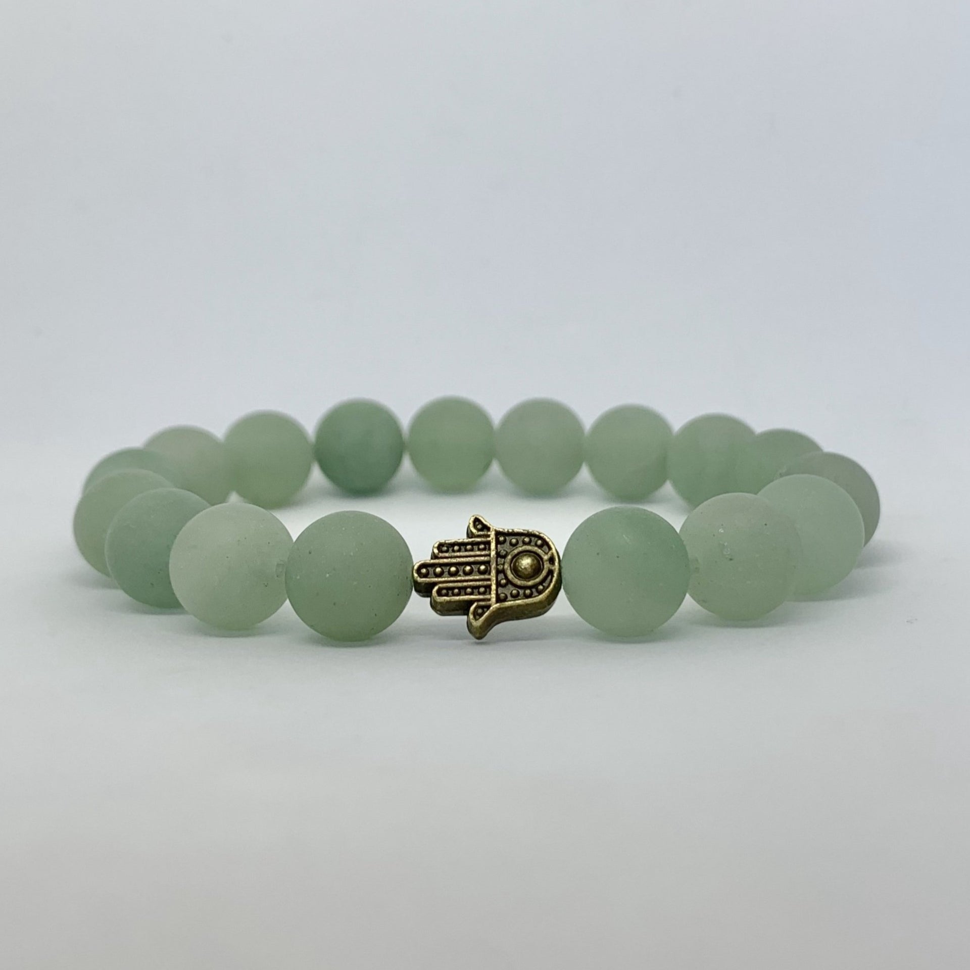 The Jewel Mama, Crystal Bracelets, Crystals, Healing Crystals, Crystal, Healing, handmade jewelry, handmade crystal jewelry, Made in Los Angeles, Los Angeles Jewelry, Jewellery, gifts, yoga bracelet, yoga bracelets, yogi bracelet, chakra, chakras, meditation bracelet, meditation. Matte Green Aventurine. 