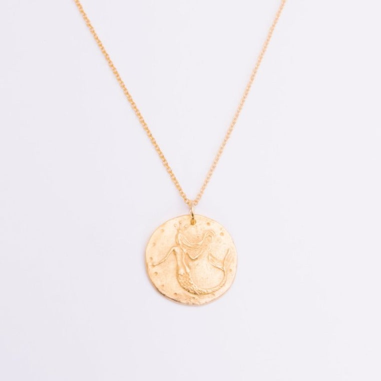 The Jewel Mama. Mermaid Medallion necklace. Mermaids. Jewelry.