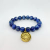 Blue Kyanite. Tranquility bracelet. Handmade jewelry. The Jewel Mama. Buy. Shop. Los Angeles. 
